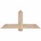 Ekena Millwork Eugene Smooth Timber Gable Bracket, Douglas Fir, 48"W x 22"H x 1 1/2"D x 5 1/2"F, 11/12 Pitch GBW048X22X0206EUG00SDF - alternate 1